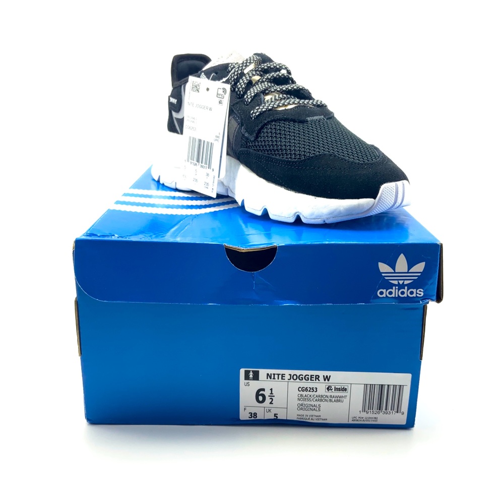 New Adidas Original Womens NITE JOGGER BLACK